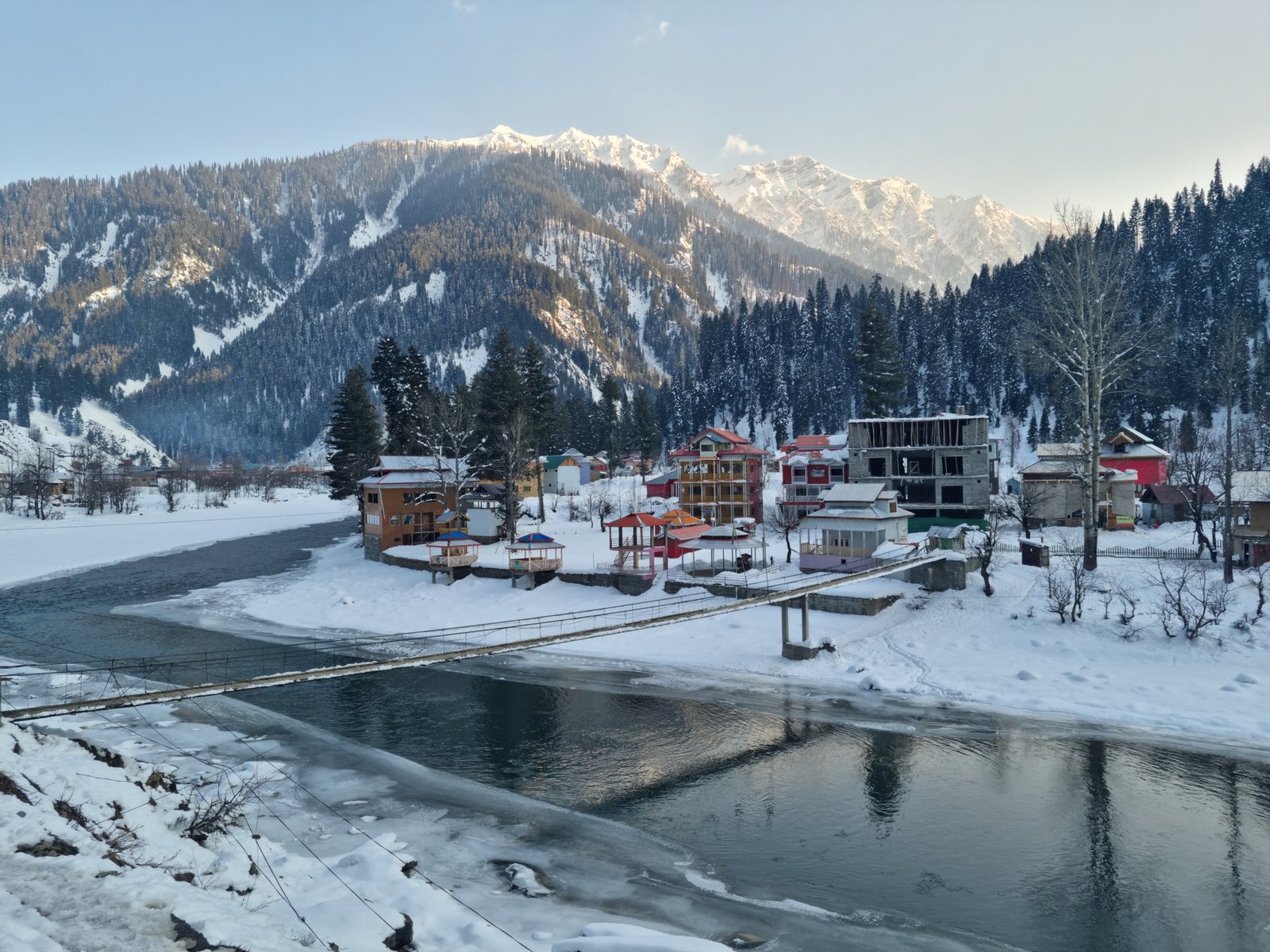 the beautiful views of kashmir.